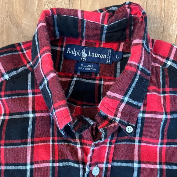 **POLO RALPH LAUREN** Blaire button down SIZE LARGE - Picture 5 of 5